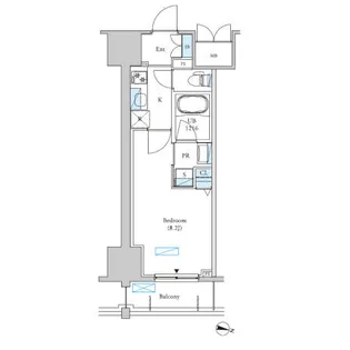 ロイジェントパークス千葉中央【11階】の間取り