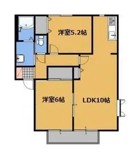 グランシャリオ D【1階】の間取り