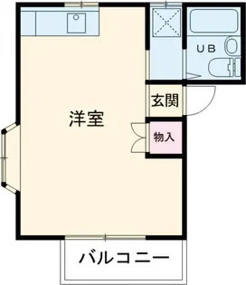 コーポグレース B【1階】の間取り