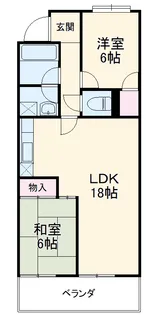 ハイライズナリタ【4階】の間取り
