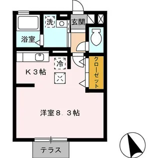 ミステル【1階】の間取り