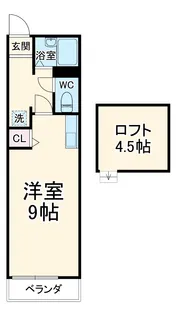 メゾン宮原【102号室】の間取り