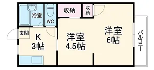 グレイスハイツ【2階】の間取り