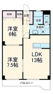 フェンネル鵠沼【3C号室】の間取り