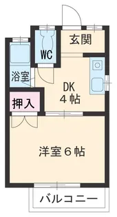 グランビーア表台【201号室】の間取り