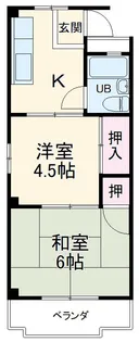 リバーサイドゆう【3階】の間取り