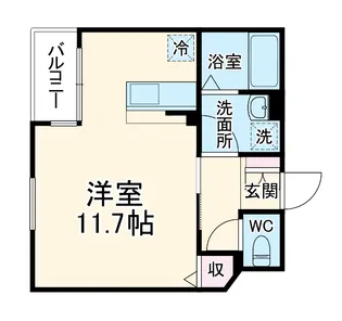 FSモダンテラス【1階】の間取り