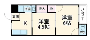 宮井マンション【4階】の間取り