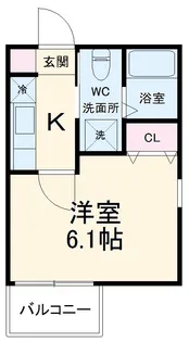 ボナール本陣【301号室】の間取り