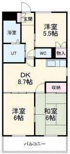 アピタシオン華【3階】の間取り