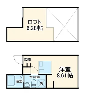trias640【4階】の間取り