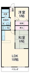 パークシティーたかしA棟【2階】の間取り