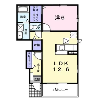 ベル・コリーヌSⅢ【1階】の間取り