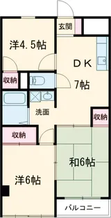 岩木ハイツ【103号室】の間取り