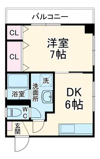 アネックス中山【2階】の間取り