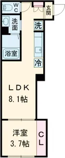 フローレンスベリー町田【1階】の間取り