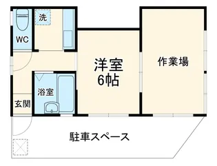 ペルソンヌ山際【1階】の間取り