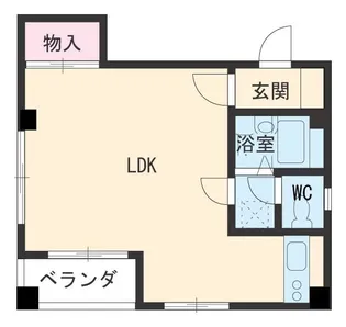 H.C.BLD【4A号室】の間取り