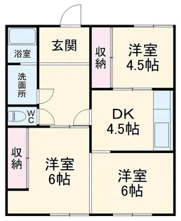 サンシャイン千葉【101号室】の間取り