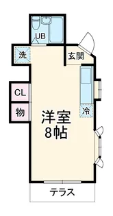 ニュールーミー【1階】の間取り