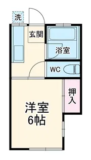 コーポ司第3【1階】の間取り