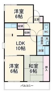 ノースランド1【2階】の間取り