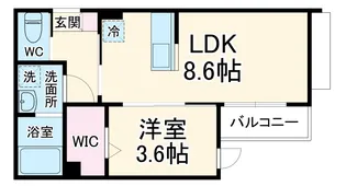 KEIAI RESIDENCE 上尾【3階】の間取り