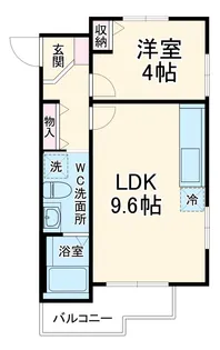 Ballon d’Or中山【2階】の間取り