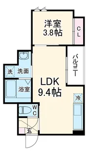 REGALEST Iremia【1階】の間取り
