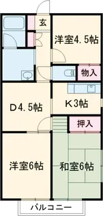 サマックス・マノワールⅠ【201号室】の間取り