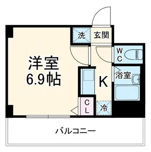 レジディア浦安Ⅱ【6階】の間取り