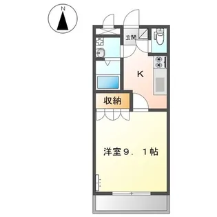 コンフォール舟小屋【2階】の間取り