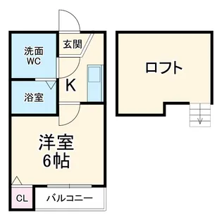FELICE【103号室】の間取り