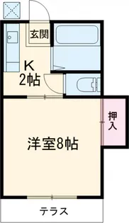 Kハイツ【205号室】の間取り