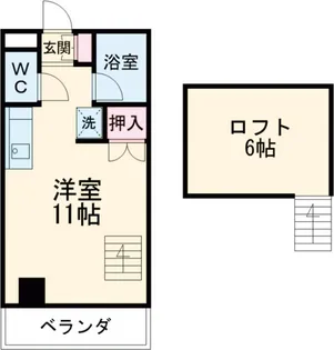 レ・リュミエール【5階】の間取り