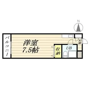 サンライズマンション【2階】の間取り