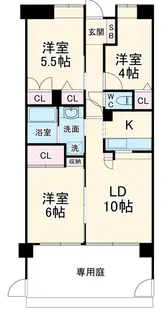 PLENDY東浦和【1階】の間取り