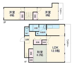 藤井住宅【1階】の間取り
