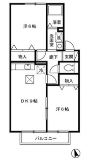 アルカイックシャトー 北館【1階】の間取り
