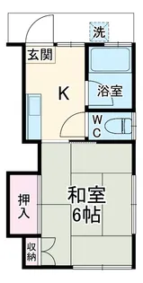 コーポタナカ【202号室】の間取り