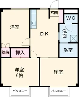 アンティークハイツ【2階】の間取り