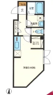 オーキッド【1階】の間取り