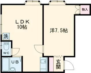 コーポ山本【305号室】の間取り