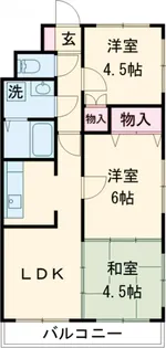 BBアペックス(住居)【302号室】の間取り