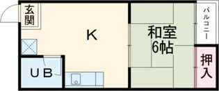 奥田孝コーポ【1階】の間取り