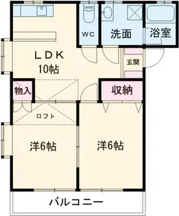 ハイツF2【202号室】の間取り