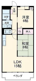 Limpia高峯【2階】の間取り