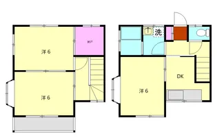 石川ハイツA【101号室】の間取り