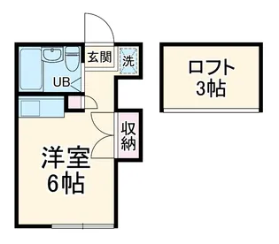 ナインパレス【1階】の間取り