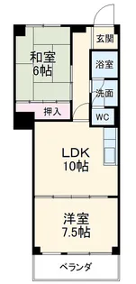 La Belle Sante【6階】の間取り